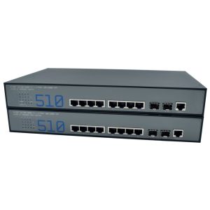 American Fibertek AFI510-8GAT-2S-P120 8x RJ45 30W PoE+ and 2x SFP Ports Managed Ethernet Switch
