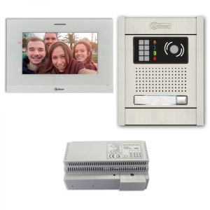 Alpha VKG2-A7-1AS 1-Unit Video-Intercom Kit with Aluminum Surface Entry Panel
