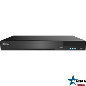 Vitek VT-TR2NHA1620-3T 16 Channel Hybrid HD-TVI/AHD/CVI Digital Video Recorder, 3TB