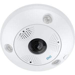 ENS SIPSFCMS-13-E 12 Megapixel Network Fisheye Security Camera, 1.29mm Lens