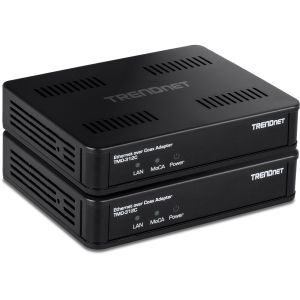 TRENDnet TMO-312C2K Ethernet over Coax 2.5Gbps Adapter (2-Pack)