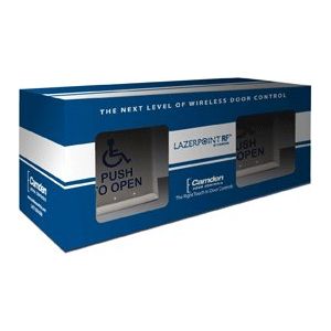 Camden Door Controls CM-RFL254-AWTL3 Lazerpoint Kit Includes CM-25/4WT, TX-9, RX-90, 23D and Batteries
