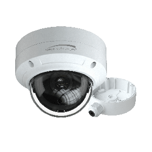 Speco O8VD1 4K H.265 IP Dome Camera with IR, Junction Box, White Housing, NDAA, 2.8mm lens