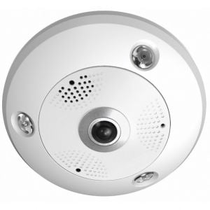 Cantek CT-NCA12E-FEA 12 MP IR Network Fisheye Camera with 1.29mm Lens