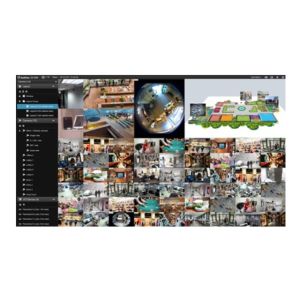 Geovision GV-VMSPRO030-VR Software License VR-VMS Pro for 64CHs Platform with 3rd party IP cameras 30 ch