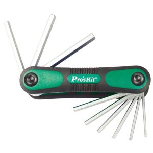 Eclipse Tools 902-226 9 Pc Folding Hex Key Set - Inch