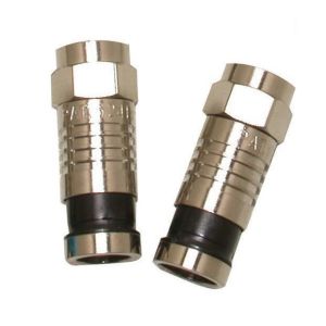 Eclipse Tools 705-003-BK-20 Compression F Connector, RG59/U, 20 Pack