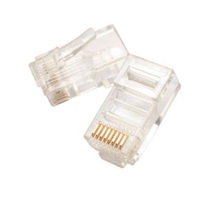 Eclipse Tools 788-FX50 Premium Modular Plugs - 8P8C Cat5e Flat Solid Cable (1000 Pcs)