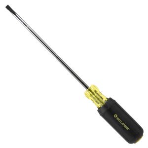 Eclipse Tools 800-095 Flat Blade Rubber Grip Screwdriver 3/16 x 6"