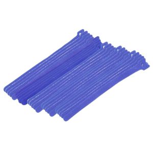 Eclipse Tools 900-098-BU Hook and Loop Cable Ties, 8" Blue, 25 PK
