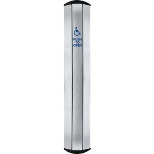 Camden Door Controls CM-7536SS-4-WT Column 36"Long Stainless Steel Column Switch Wheelchair "Push to Open", Water Tight