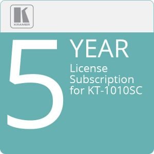 Kramer KT-1010SC-5Y-SUB 10-Inch Wall Mount Touch Panel for KronoMeet, Black