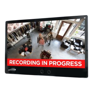 Speco PVM27 27-inch Public View Monitor with 5MP IP Camera and 2MP TVI Camera
