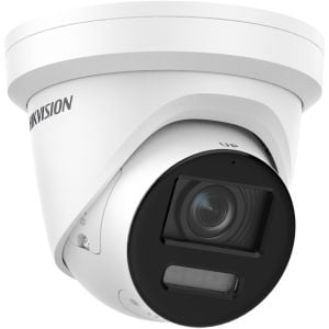 Hikvision DS-2CD2387G2-LSU-SL-2.8MM 8 Megapixel ColorVu Strobe Light and Audible Warning Fixed Turret Network Camera with 2.8mm Lens