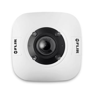 Flir CM-6412-H2-IA 12MP Quasar Hemispheric Mini-Dome AI VA IP Camera with 1.65mm Lens