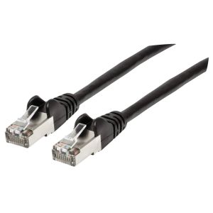Intellinet 742702 Cat6a S/FTP Patch Cable, 100 Feet, Black