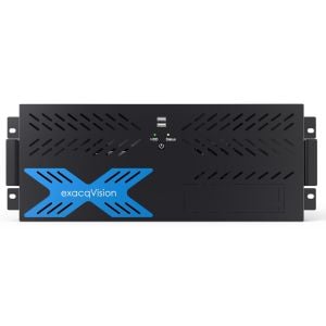 Exacq IP04-06T-R4A-E IP 4U Recorder with 4 IP Cameras Licenses (64 max), 6TB