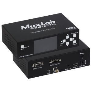 MuxLab 500831 HDMI 2.0/3G-SDI Signal Analyzer