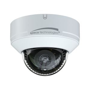 Speco O8VD3 8 Megapixel H.265 IP Dome Camera with IR, 2.8mm Lens, White, NDAA