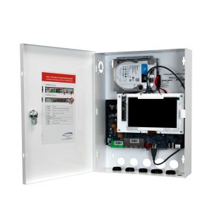 Speco N16WNRXM32TB 16 Channel Facial Recognition Wall Mount NVR with 16 Built-In PoE Ports and Monitor, 32TB