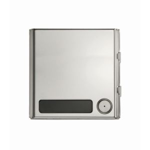 Urmet 1758-107 Button Module Front Panel, 1 Button, Sinthesi Steel
