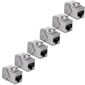 TRENDnet TC-KC06C6A Cat6A RJ-45 Keystone Inline Coupler (6-Pack)