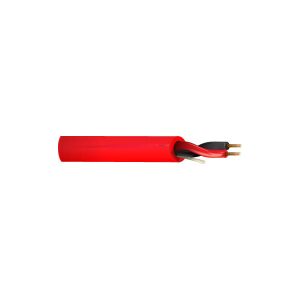 West Penn D60991SRD1000 1 Pair 16 AWG Stranded Unshielded Data Plenum Cable, 1000', Red