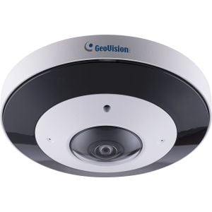 Geovision GV-GFER6900+256G 6 Megapixel H.265 Super Low Lux WDR Pro IR Fisheye Rugged IP Camera
