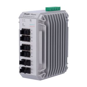 Reyee RG-NIS3100-8GT4SFP-HP 8-Port Industrial L2 Managed PoE+ Switch, DIN Rail Mounted, WebUI/Cloud/App Management