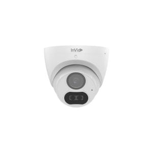 InVid VIS-C8TXIR28 8 Megapixel HD-TVI/AHD/CVI/Analog Outdoor IR Turret Camera with, 2.8mm Lens