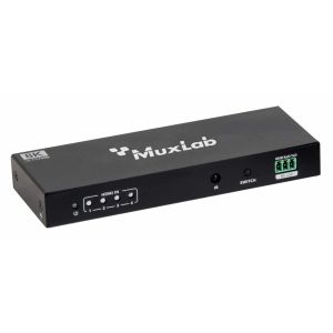 MuxLab 500513 HDMI 2.1 48Gbps 4×1 Switch Audio De-embedder