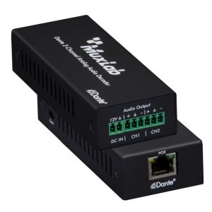 MuxLab 500552 Dante 2-Channel Analog Audio Decoder