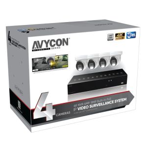 Avycon AVK-NB81E4-1T 8 Megapixel Diversity InfiniteColor 8 Megapixel IP Kit