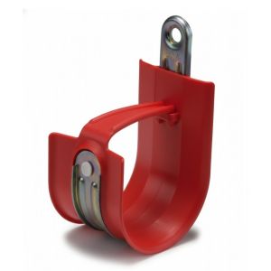 Platinum Tools HPH64BC-25R HPH J-Hook 4" Beam Clamp 1/8-1/2 Size 64, Red, Swivels 360 Degrees (25 Each)