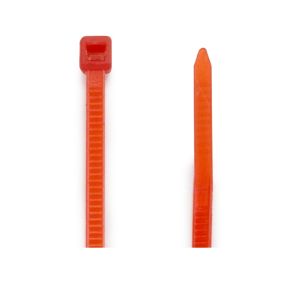 Platinum Tools 31021 Cable Tie 4 Inch Plenum Rated, Red