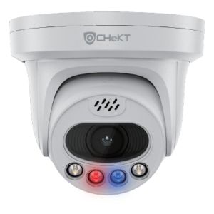 CHeKT CKIPC4MPTNV-12vDI 4 Megapixel Network IR Outdoor Turret Camera with 2.8mm Lens