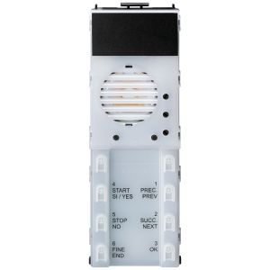 Elvox 13F3-B Audio Unit 2F+ 8-Button White LED