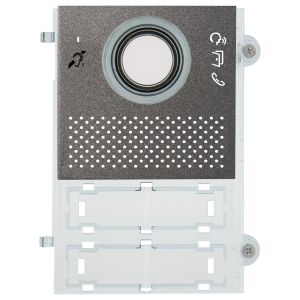Elvox 41105-02 Pixel Audio/Video Teleloop Front Module Slate Grey