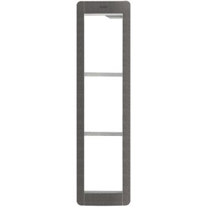 Elvox 41133-02 Pixel Frame + Plate 3 Modules Slate Grey