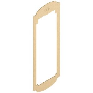 Elvox 41682 Patavium Panel 2-Module Adapter Plate