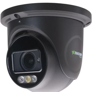 Vitek VTC-TNT8MEAB 8 Megapixel Network IP Outdoor IR Dome Camera with 2.8-12mm Lens, Charcoal