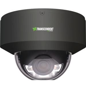 Vitek VTD-TND4FEAB-2 4 Megapixel Network IP Outdoor IR Dome Camera with 2.8mm Lens, Charcoal