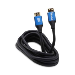MuxLab 500095-3M Premium Certified HDMI 2.1 Cable with Pull Resistant Connector, 3m