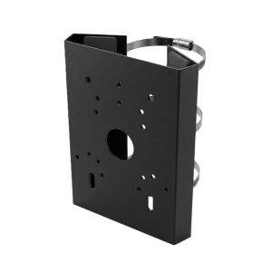 Speco PMT1B Pole Mount for Select Dome & Bullet Cameras, Black