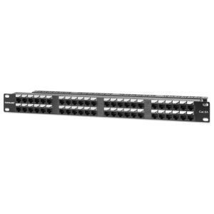 Intellinet 720526 Cat6a 10G 48-Port Patch Panel, 1U