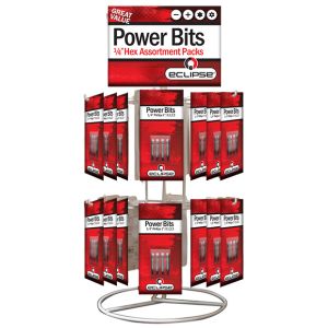 Eclipse Tools BITASST1 Power Bit Rack Assembly incl Rack, Header Card and Bits