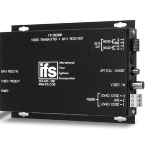 GE Security Interlogix VR1530WDM Video Receiver / Data Transmitter, SM, 1 Fiber