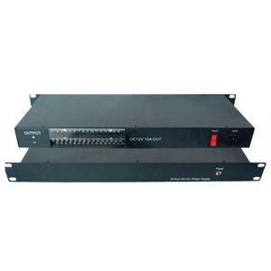 KT&C KS-RM162410A 16 Channel, 24 VAC, 10 Amps Rack Mountable Power Supply