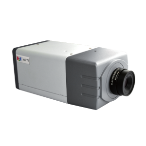ACTi E21F 1MP HD Day/Night WDR IP Box Camera, 4.2mm