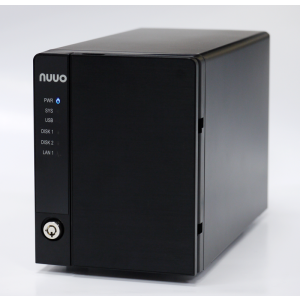 NUUO NE-2020-US-8T-4 2CH NVRmini 2 NAS-Based 2bay NVR, 8TB